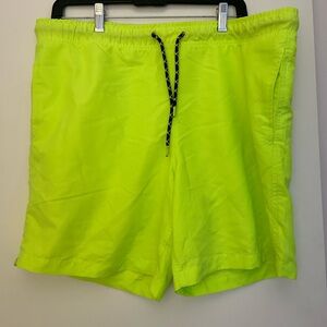 Neon Green Swim Shorts